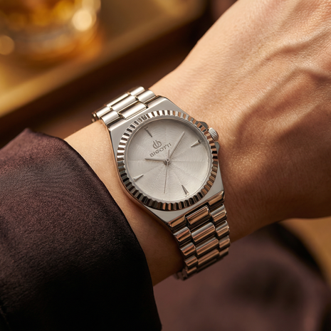 Bigotti Quotidiano Silver Stainless Steel Watch for Women BG.1.10666-1