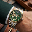 Bigotti Raffinato Silver and Gold Stainless Steel Watch for Men BG.1.10683-4