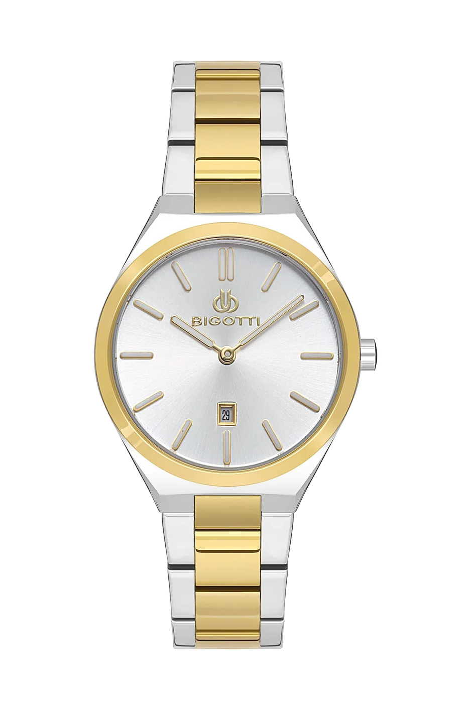 Bigotti Quotidiano Silver and Gold Stainless Steel Watch for Women BG.1.10537-3 - Daniel Klein Saudi Arabia