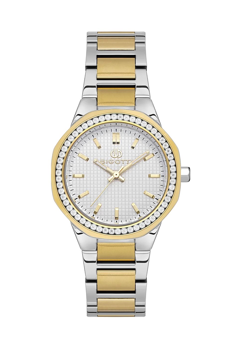 Bigotti Raffinato Silver and Gold Stainless Steel Watch for Women BG.1.10539-3 - Daniel Klein Saudi Arabia