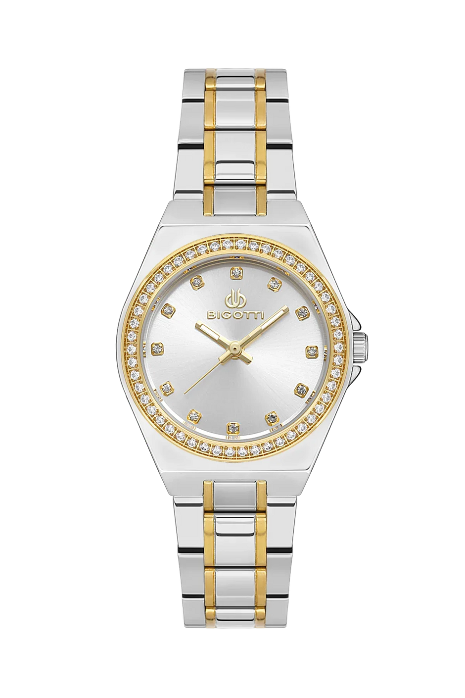 Bigotti Quotidiano Silver and Gold Stainless Steel Watch for Women BG.1.10551-3 - Daniel Klein Saudi Arabia