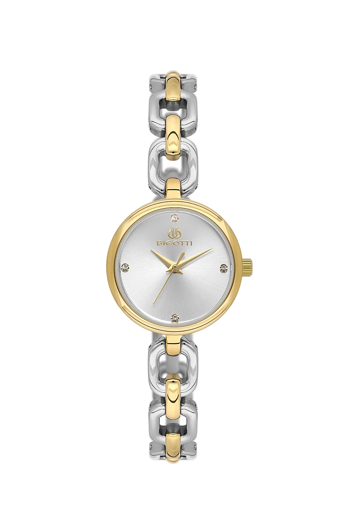Bigotti Raffinato Silver and Gold Stainless Steel Watch for Women BG.1.10654-1 - Daniel Klein Saudi Arabia