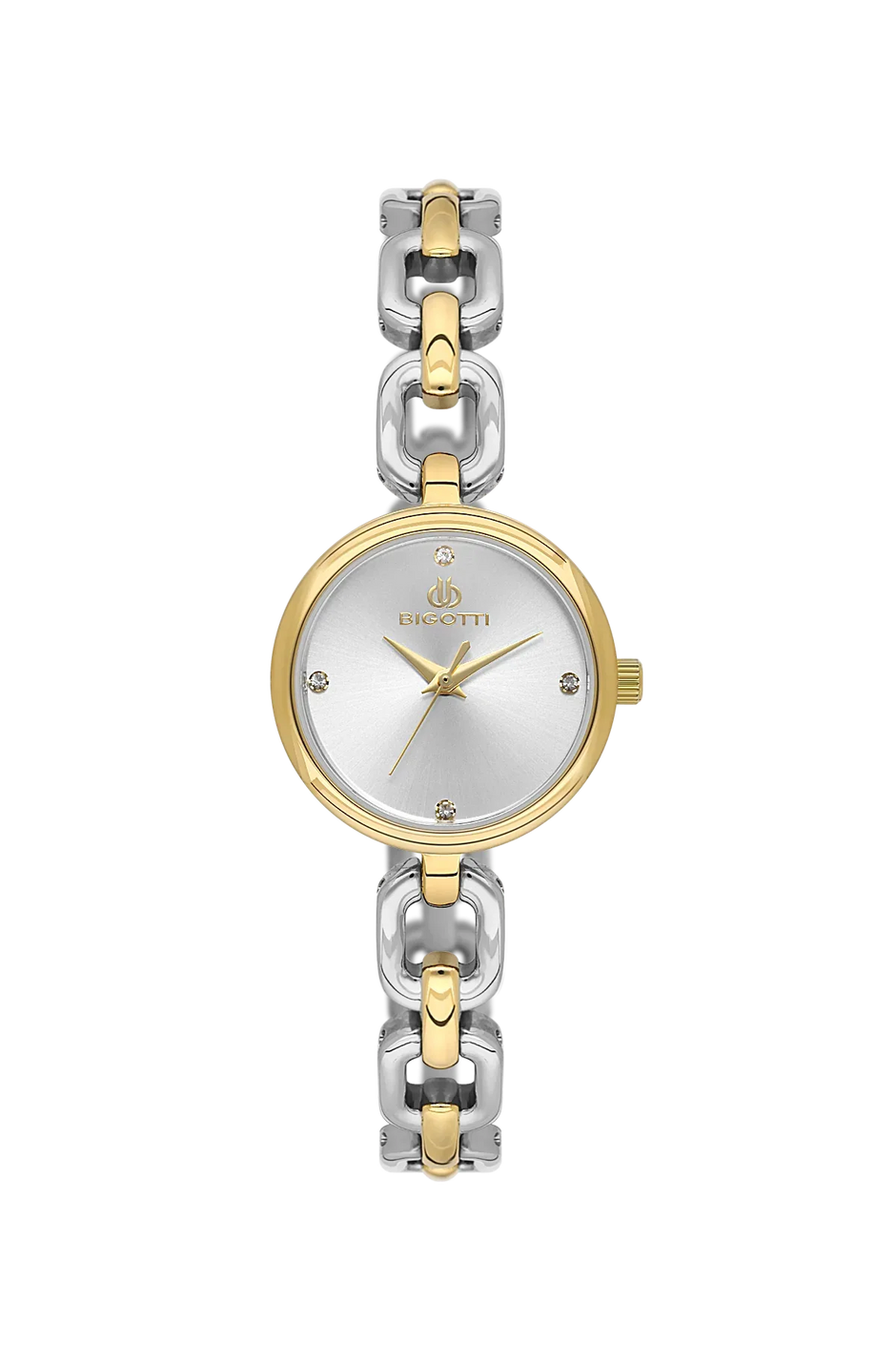 Bigotti Raffinato Silver and Gold Stainless Steel Watch for Women BG.1.10654-1 - Daniel Klein Saudi Arabia