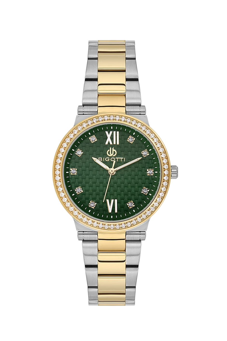 Bigotti Raffinato Silver and Gold Stainless Steel Watch for Women BG.1.10655-5 - Daniel Klein Saudi Arabia