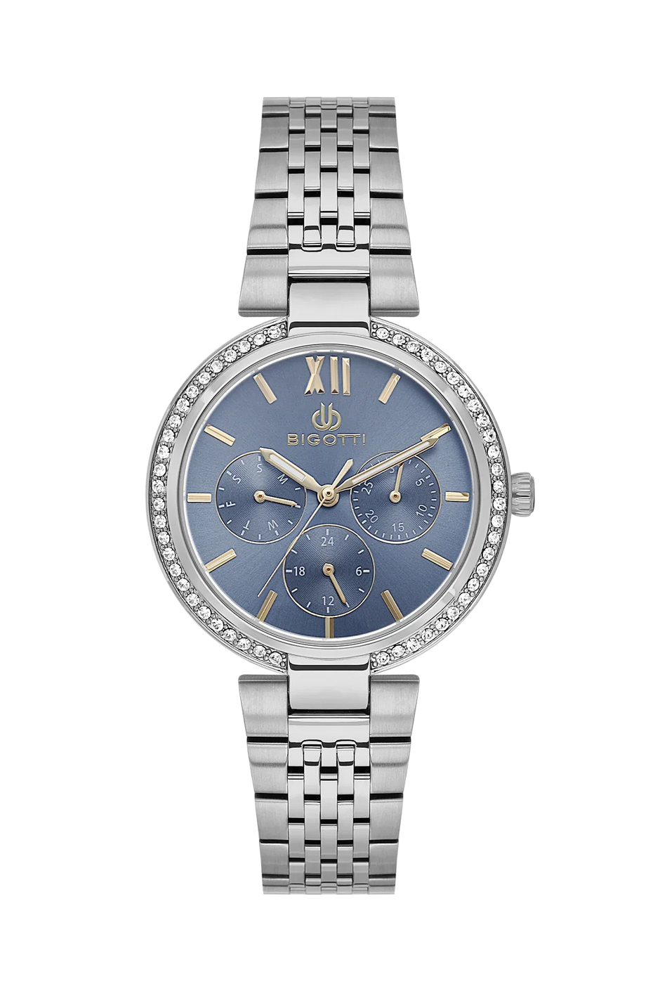 Bigotti Raffinato Silver Stainless Steel Watch for Women BG.1.10661-2 - Daniel Klein Saudi Arabia