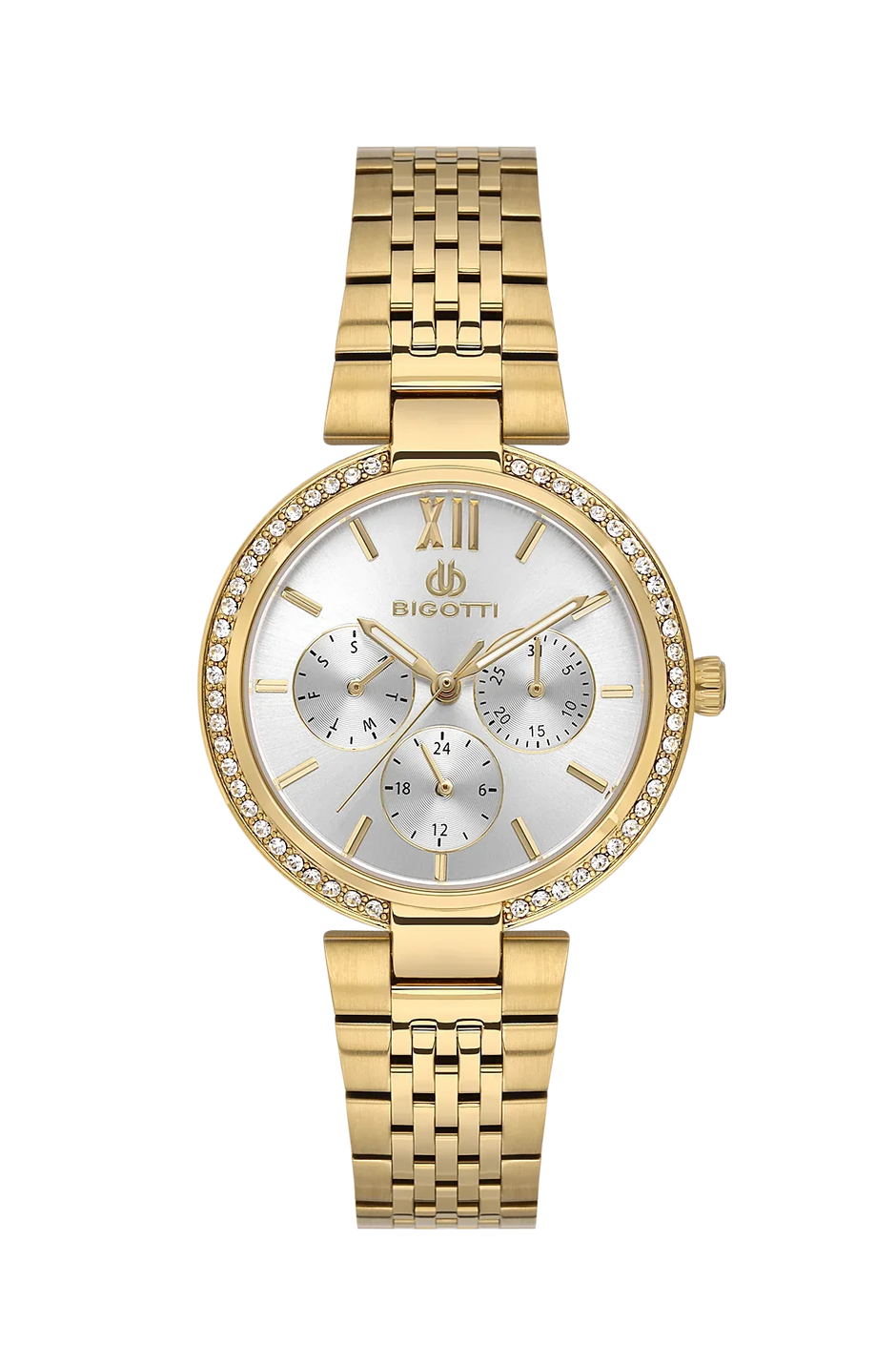 Bigotti Raffinato Gold Stainless Steel Watch for Women BG.1.10661-3 - Daniel Klein Saudi Arabia