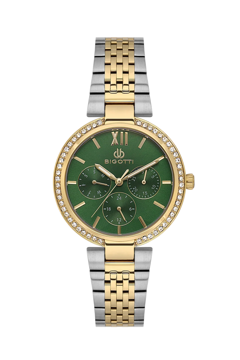 Bigotti Raffinato Silver and Gold Stainless Steel Watch for Women BG.1.10661-4 - Daniel Klein Saudi Arabia