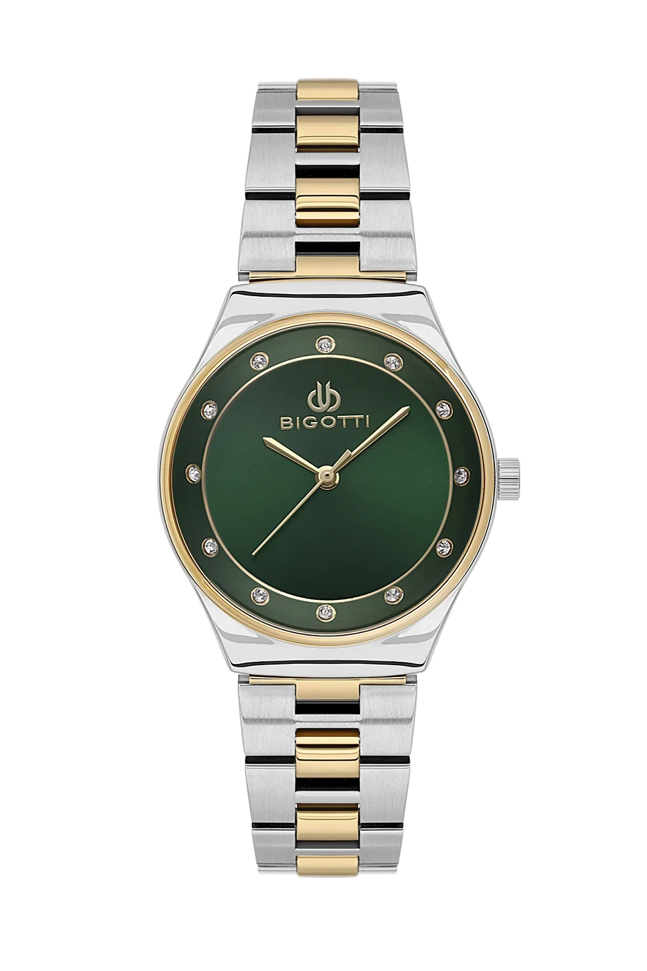 Bigotti Raffinato Silver and Gold Stainless Steel Watch for Women BG.1.10665-5 - Daniel Klein Saudi Arabia