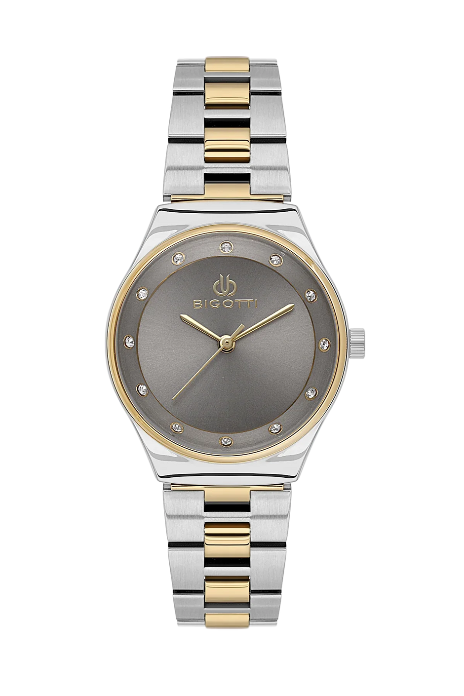 Bigotti Raffinato Silver and Gold Stainless Steel Watch for Women BG.1.10665-6 - Daniel Klein Saudi Arabia