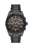 Bigotti Raffinato Black Stainless Steel Watch for Men BG.1.10669-5 - Daniel Klein Saudi Arabia