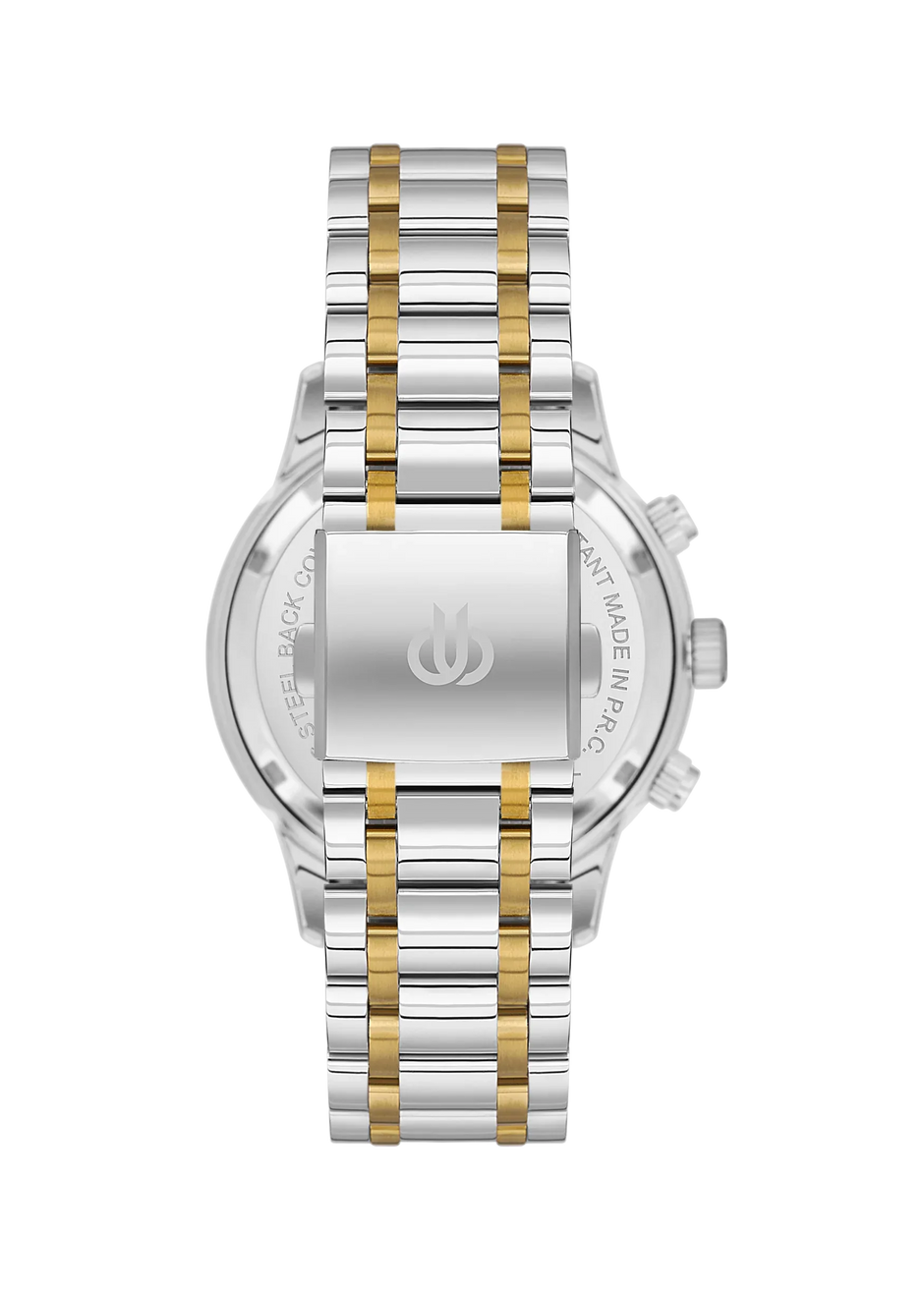 Bigotti Quotidiano Silver and Gold Stainless Steel Watch for Men BG.1.10670-4 - Daniel Klein Saudi Arabia