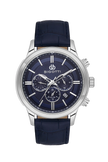 Bigotti Quotidiano Dark Blue Genuine Leather Watch for Men BG.1.10671-2 - Daniel Klein Saudi Arabia