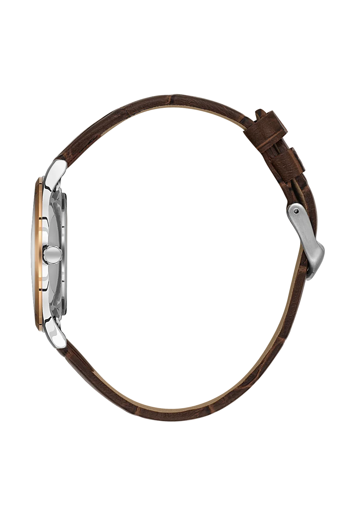 Bigotti Quotidiano Dark Brown Genuine Leather Watch for Men BG.1.10672-5 - Daniel Klein Saudi Arabia