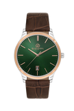 Bigotti Quotidiano Dark Brown Genuine Leather Watch for Men BG.1.10672-5 - Daniel Klein Saudi Arabia