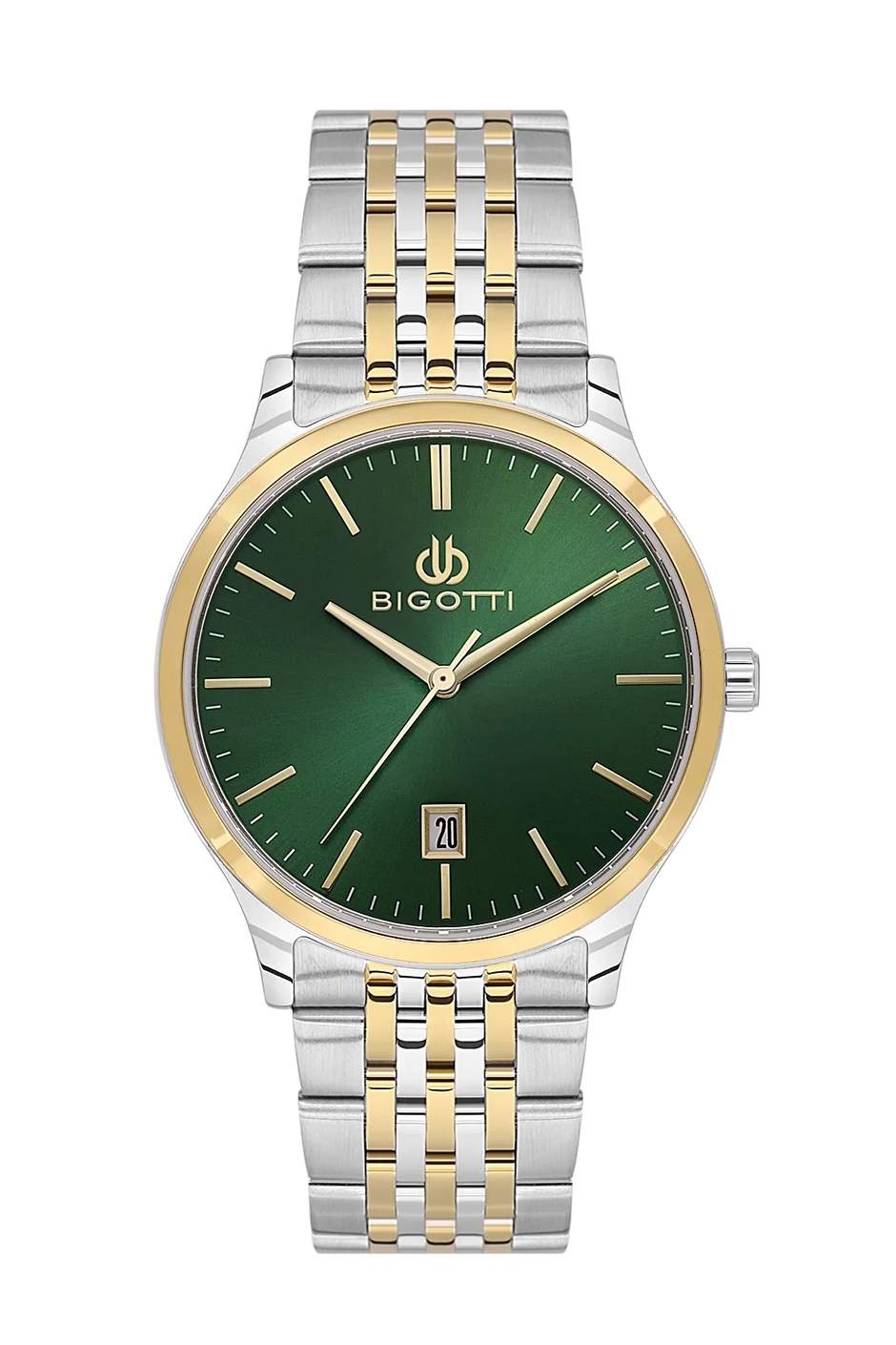 Bigotti Quotidiano Silver and Gold Stainless Steel Watch for Men BG.1.10673-4 - Daniel Klein Saudi Arabia