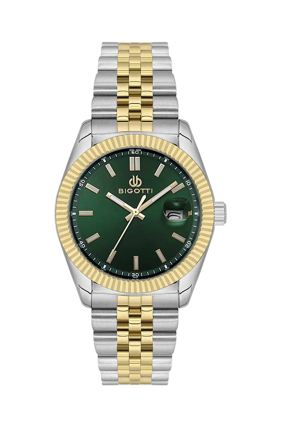 Bigotti Quotidiano Silver and Gold Stainless Steel Watch for Men BG.1.10676-5 - Daniel Klein Saudi Arabia
