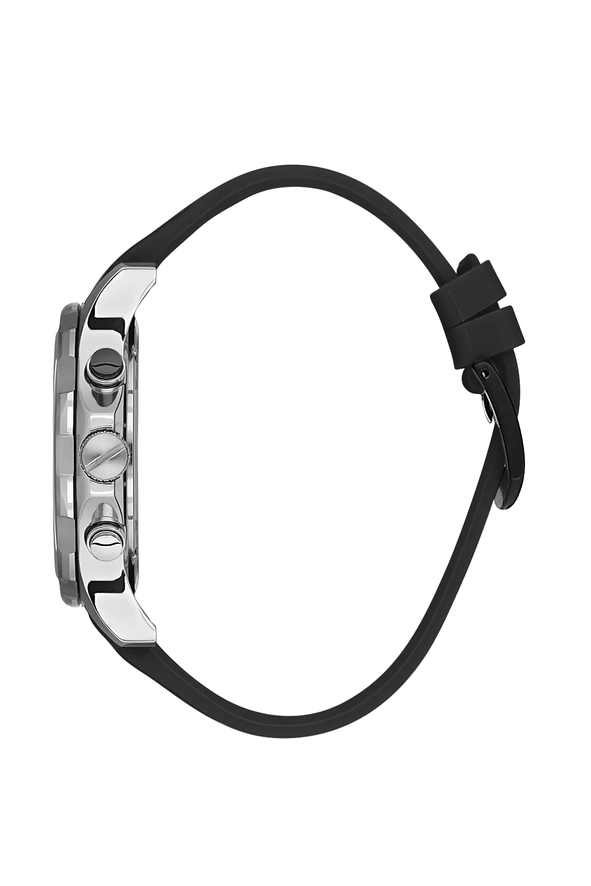 Bigotti Raffinato Black Silicone Band Watch for Men BG.1.10679-1 - Daniel Klein Saudi Arabia