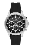 Bigotti Raffinato Black Silicone Band Watch for Men BG.1.10679-1 - Daniel Klein Saudi Arabia