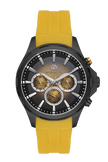 Bigotti Raffinato Yellow Silicone Band Watch for Men BG.1.10679-4 - Daniel Klein Saudi Arabia