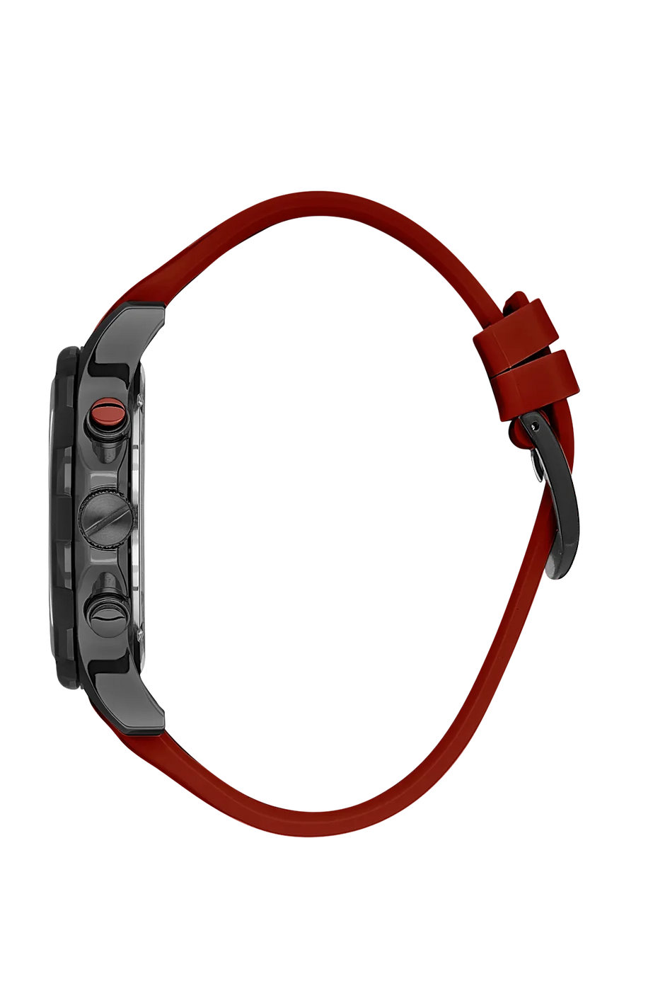 Bigotti Raffinato Dark Red Silicone Band Watch for Men BG.1.10679-5 - Daniel Klein Saudi Arabia