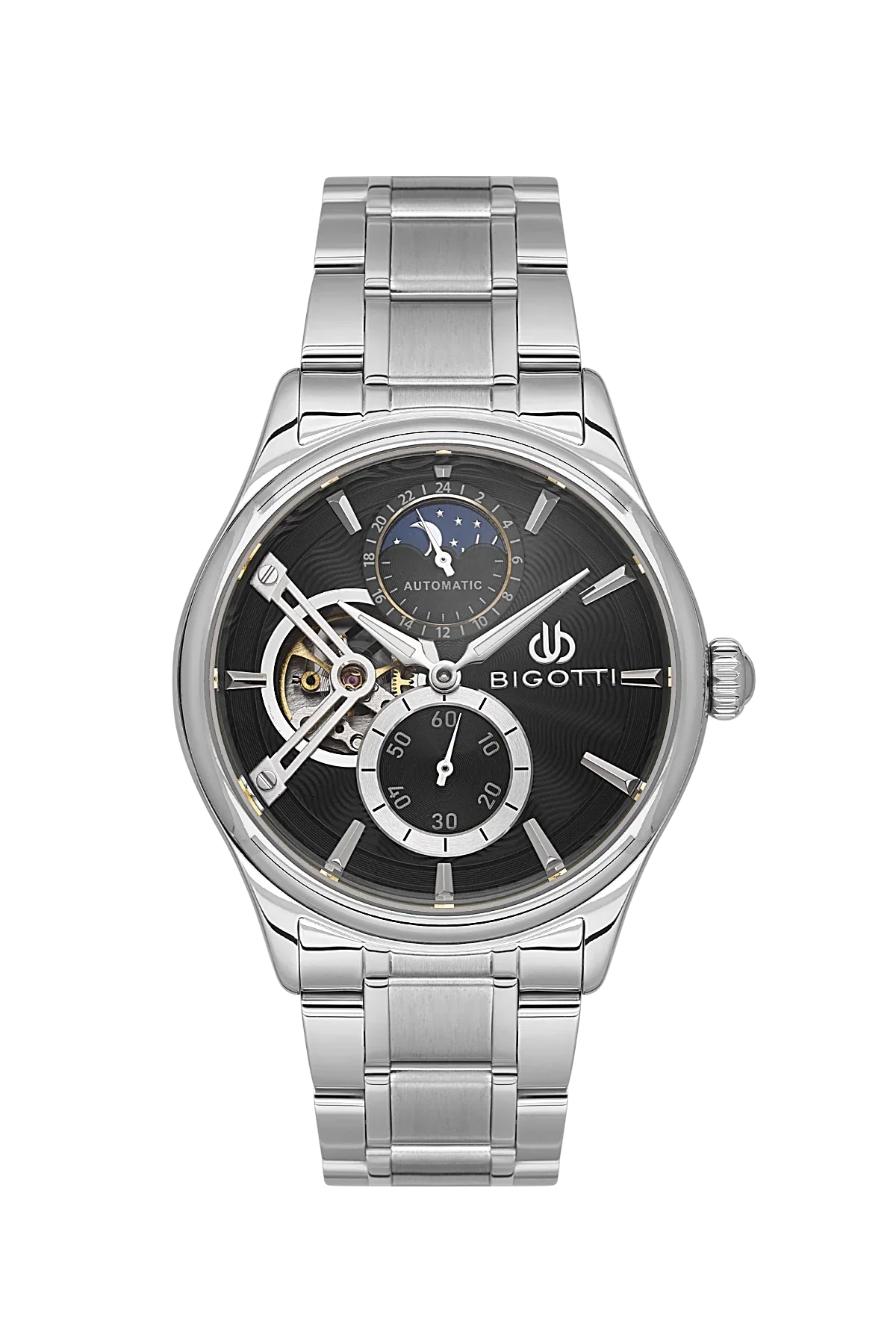 Bigotti Raffinato Silver Stainless Steel Watch for Men BG.1.10683-2 - Daniel Klein Saudi Arabia
