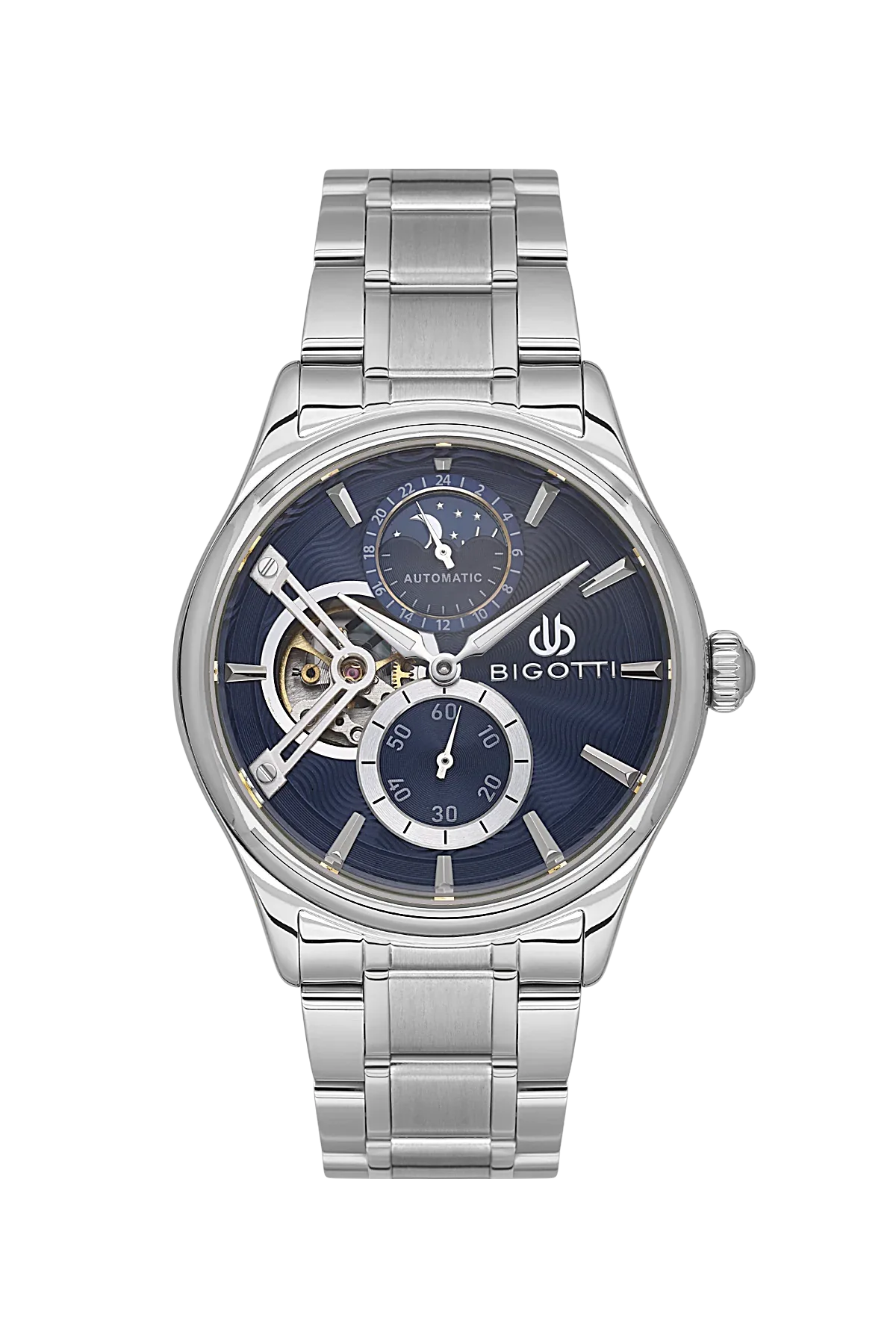 Bigotti Raffinato Silver Stainless Steel Watch for Men BG.1.10683-3 - Daniel Klein Saudi Arabia