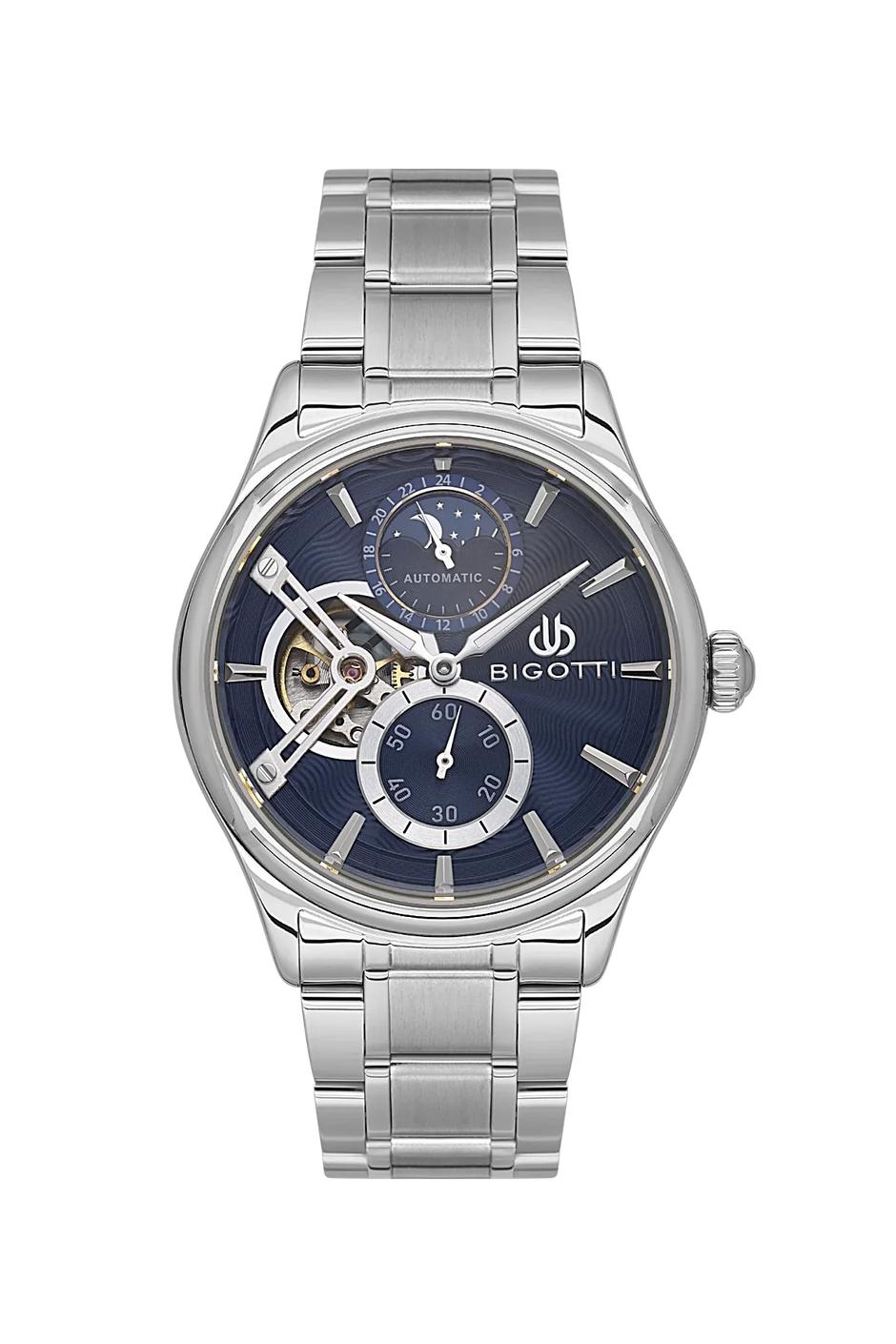 Bigotti Raffinato Silver Stainless Steel Watch for Men BG.1.10683-3 - Daniel Klein Saudi Arabia