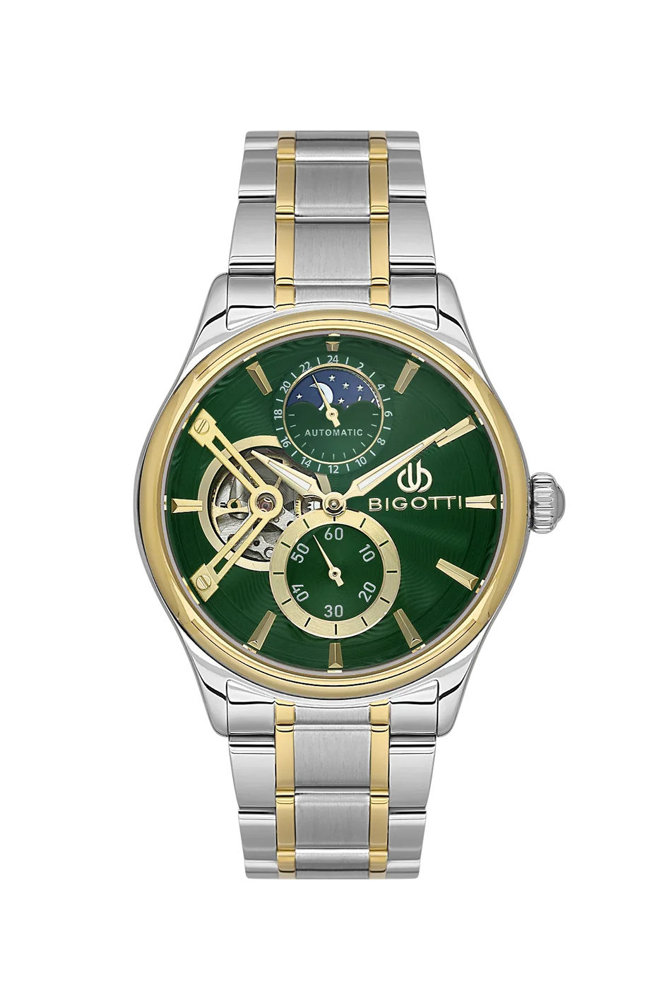Bigotti Raffinato Silver and Gold Stainless Steel Watch for Men BG.1.10683-4 - Daniel Klein Saudi Arabia