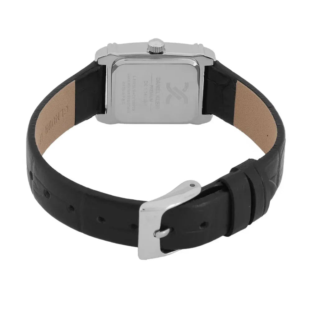 Daniel Klein Premium Black Leather Watch for Women DK.1.14116-1 - Daniel Klein Saudi Arabia