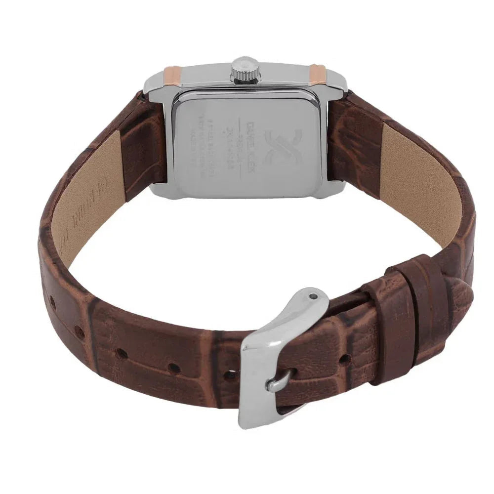 Daniel Klein Premium Dark Brown Leather Watch for Women DK.1.14116-6 - Daniel Klein Saudi Arabia