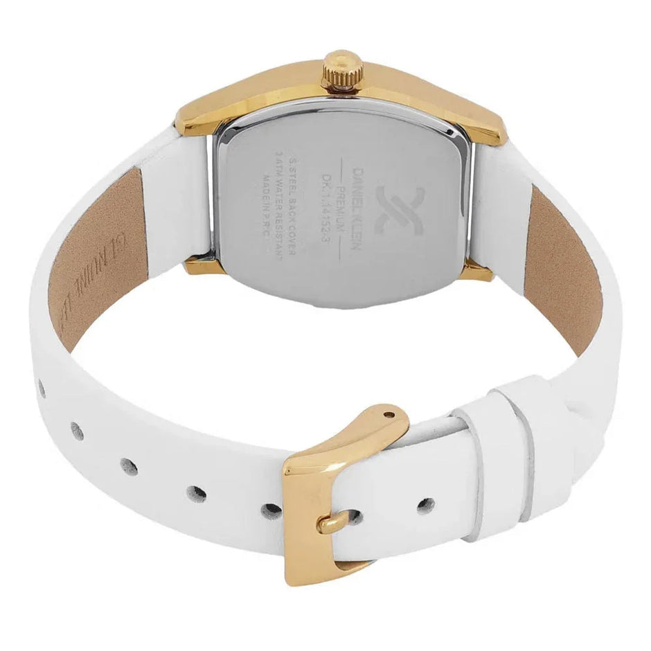 Daniel Klein Premium White Leather Watch for Women DK.1.14152-3 - Daniel Klein Saudi Arabia