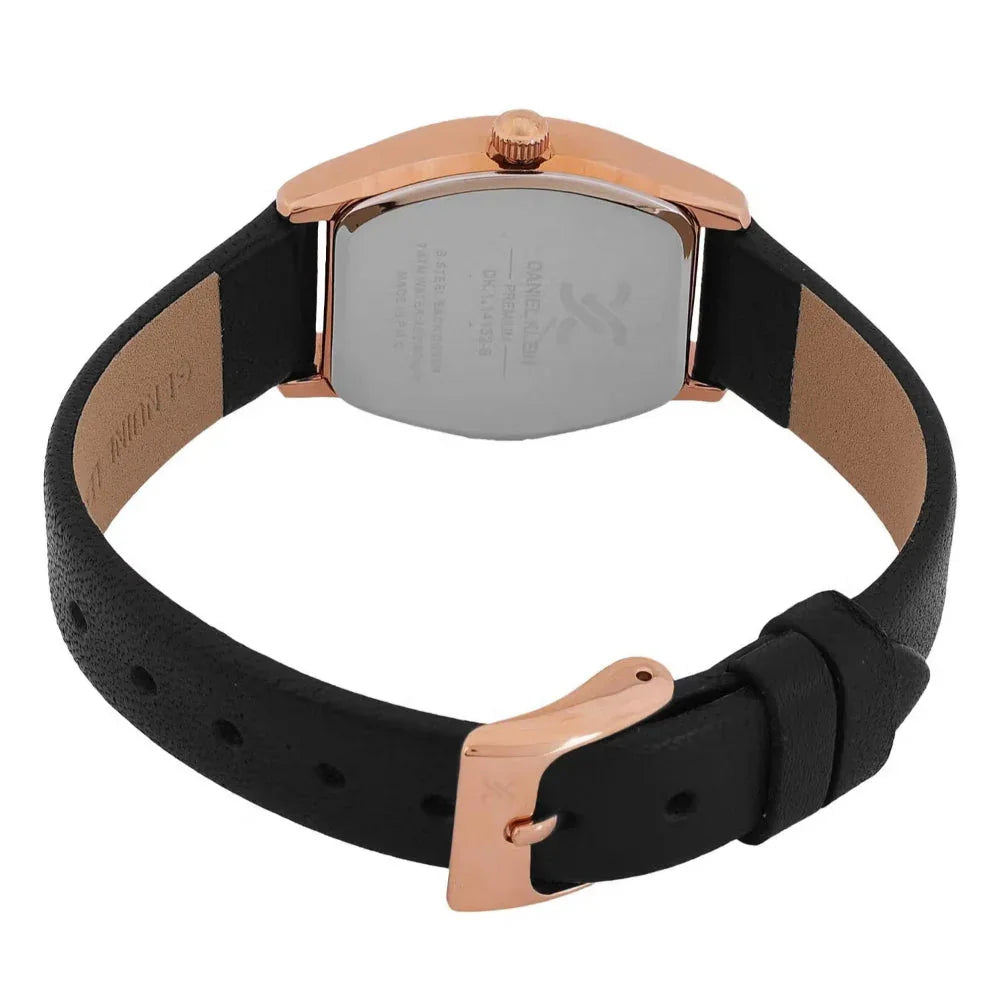Daniel Klein Premium Black Leather Watch for Women DK.1.14152-6 - Daniel Klein Saudi Arabia