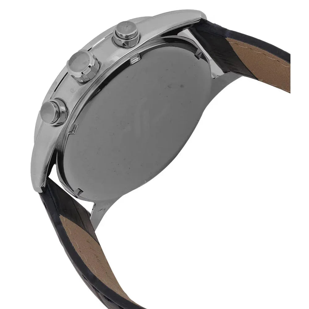 Daniel Klein Exclusive Dark Blue Leather Watch for Men DK.1.14212-3 - Daniel Klein Saudi Arabia