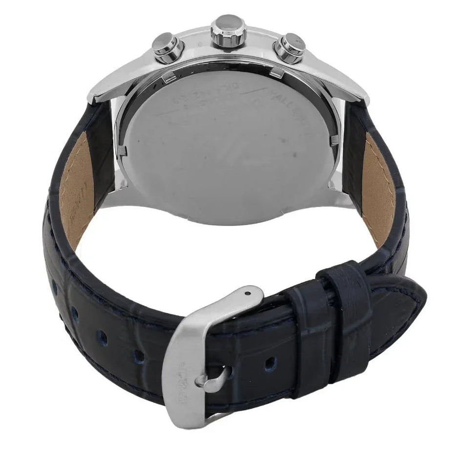 Daniel Klein Exclusive Dark Blue Leather Watch for Men DK.1.14212-3 - Daniel Klein Saudi Arabia