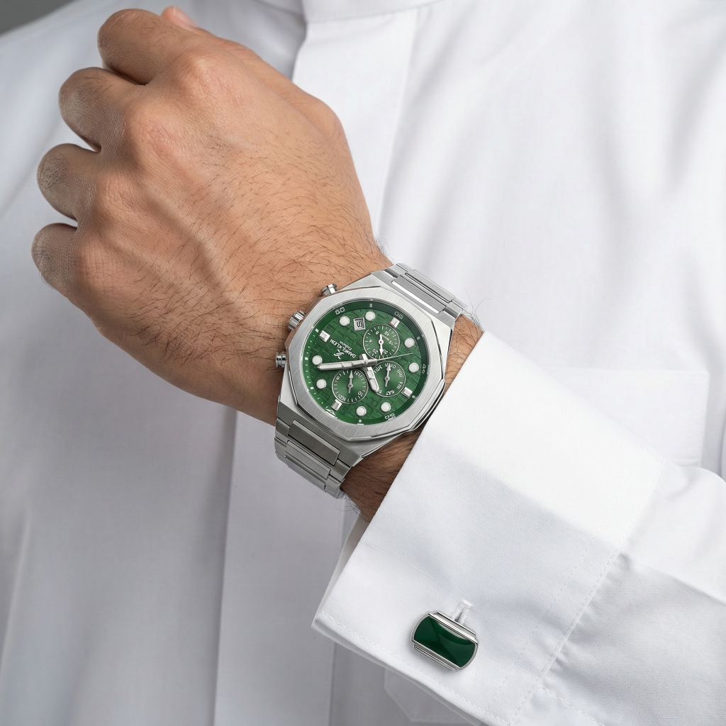 ساعة دانيال كلاين اكسكلوسف فضي من ستانلس ستيل للرجال DK.1.14217-3
