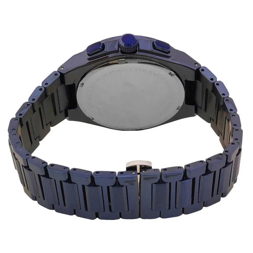 Daniel Klein Exclusive Blue Stainless Steel Watch for Men DK.1.14219-5 - Daniel Klein Saudi Arabia