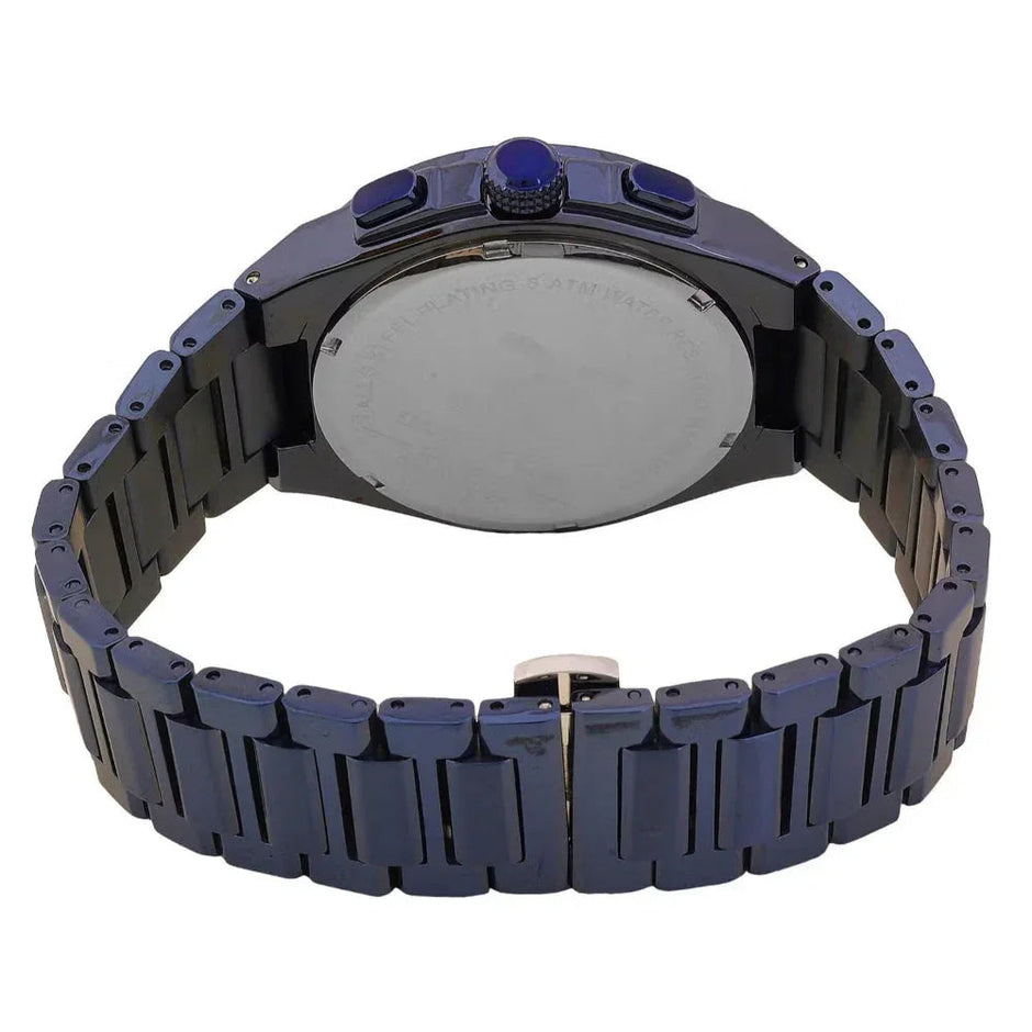 Daniel Klein Exclusive Blue Stainless Steel Watch for Men DK.1.14219-5 - Daniel Klein Saudi Arabia
