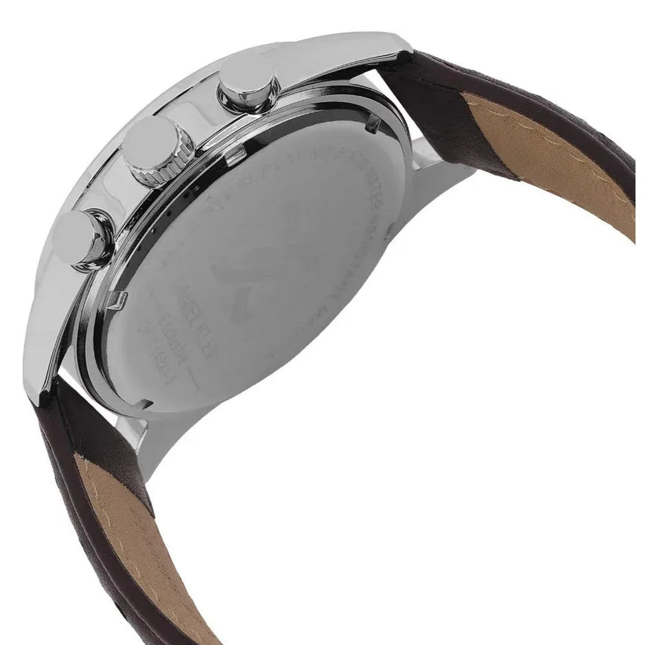 Daniel Klein Exclusive Dark Brown Leather Watch for Men DK.1.14221-6 - Daniel Klein Saudi Arabia