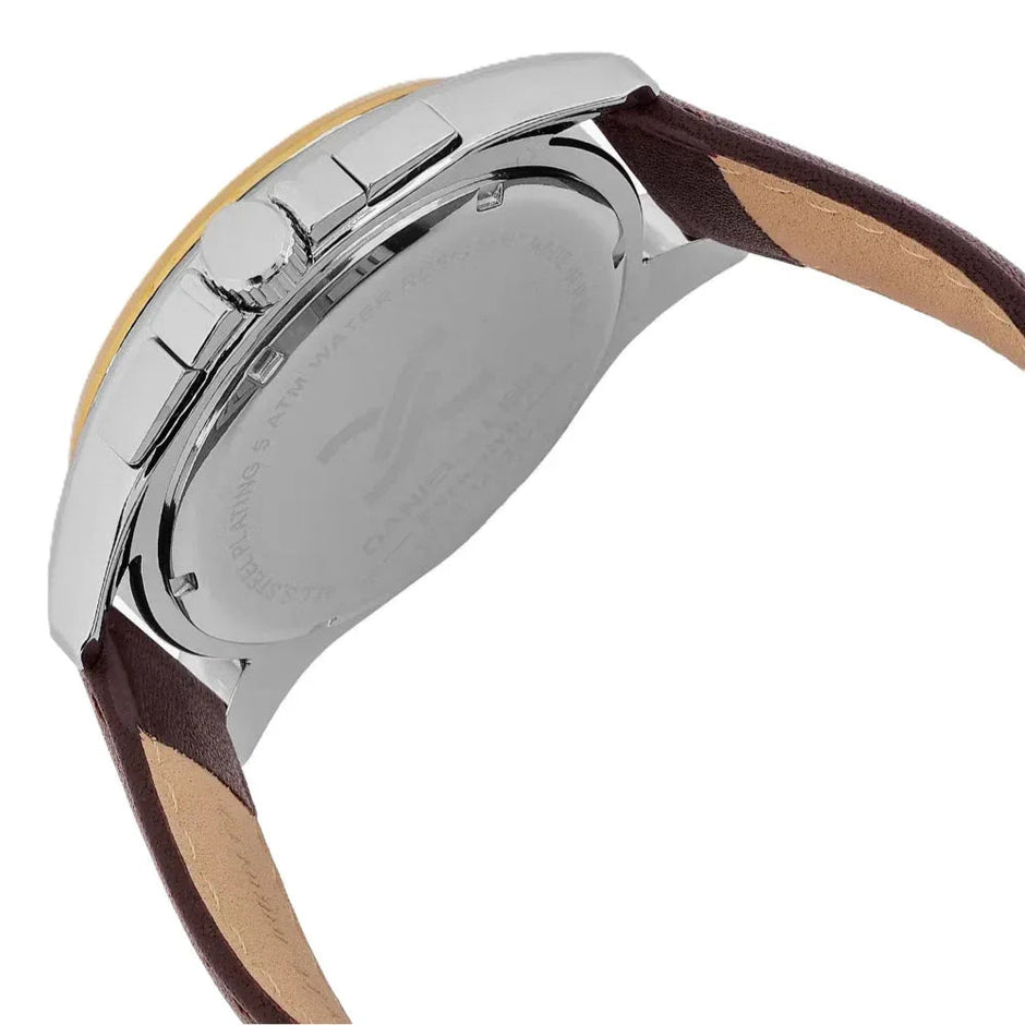 Daniel Klein Exclusive Dark Brown Leather Watch for Men DK.1.14223-5 - Daniel Klein Saudi Arabia