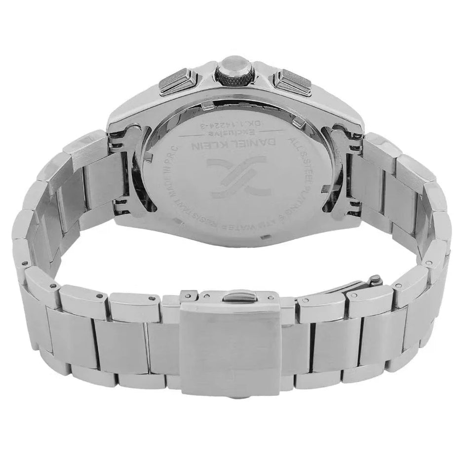 Daniel Klein Exclusive Silver Stainless Steel Watch for Men DK.1.14224-3 - Daniel Klein Saudi Arabia