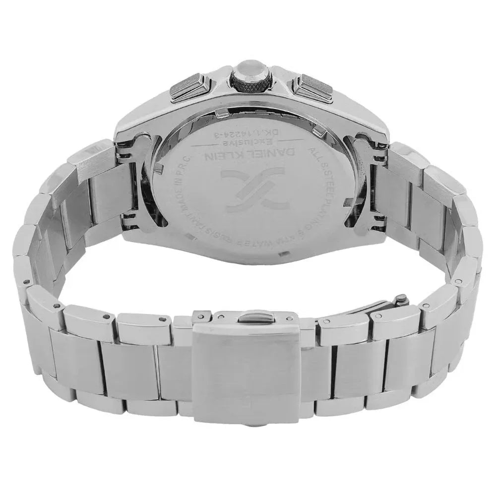 Daniel Klein Exclusive Silver Stainless Steel Watch for Men DK.1.14224-4 - Daniel Klein Saudi Arabia