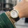 Daniel Klein Premium Black Leather Watch for Women DK.1.14270-2