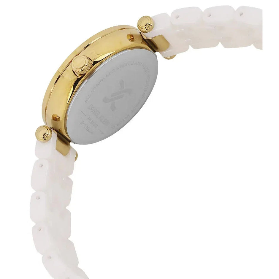 Daniel Klein Premium White Ceramic Band Watch for Women DK.1.14282-4 - Daniel Klein Saudi Arabia