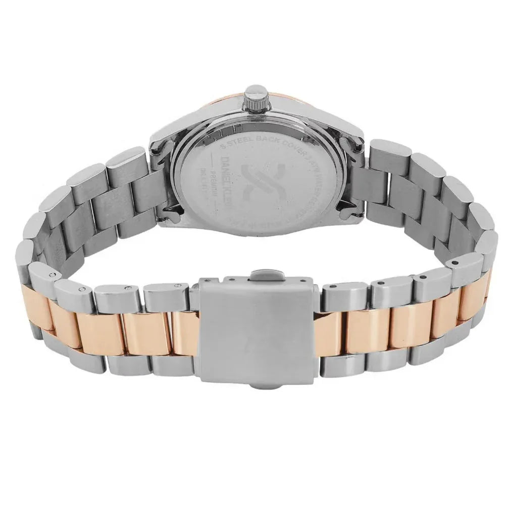 Daniel Klein Premium Silver and Rose Gold Stainless Steel Watch for Women DK.6.14133-6 - Daniel Klein Saudi Arabia