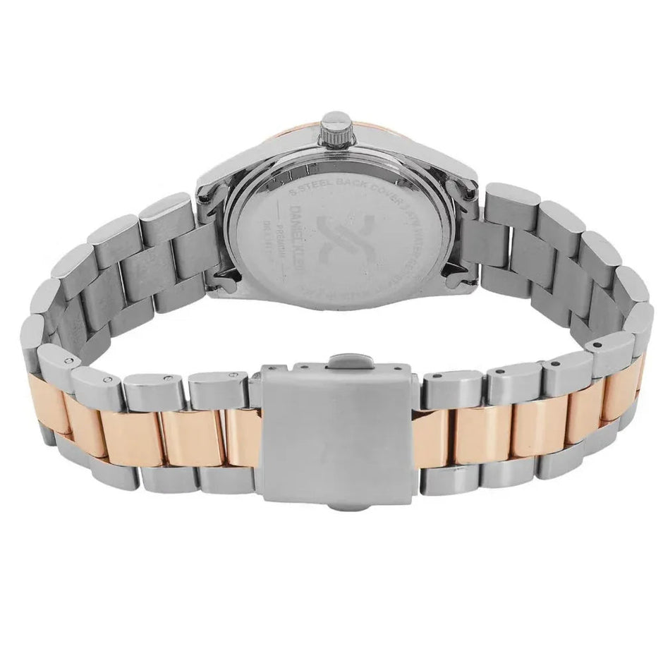 Daniel Klein Premium Silver and Rose Gold Stainless Steel Watch for Women DK.6.14133-6 - Daniel Klein Saudi Arabia
