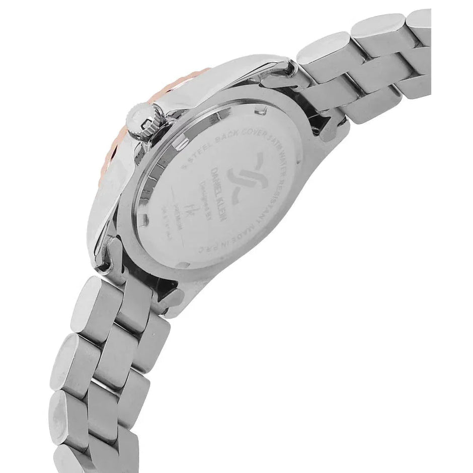 Daniel Klein Premium Silver and Rose Gold Stainless Steel Watch for Women DK.6.14134-6 - Daniel Klein Saudi Arabia