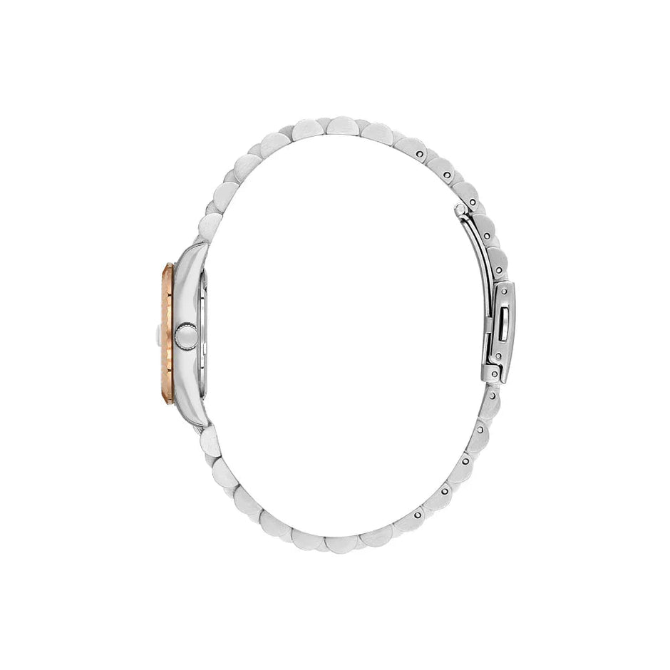 Daniel Klein Premium Silver and Rose Gold Stainless Steel Watch for Women DK.1.14097-6 - Daniel Klein Saudi Arabia