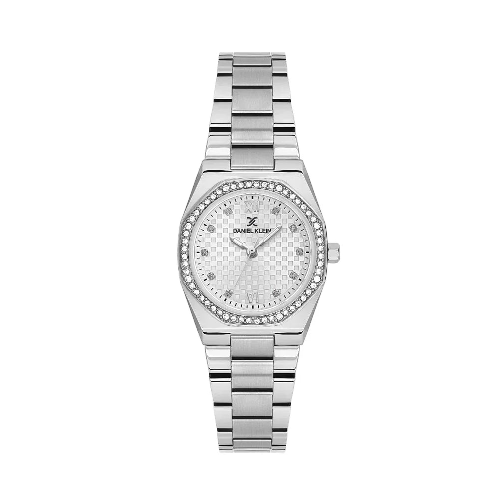 Daniel Klein Premium Silver Stainless Steel Watch for Women DK.1.14099-1 - Daniel Klein Saudi Arabia