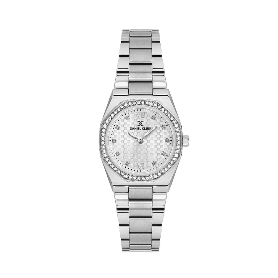 Daniel Klein Premium Silver Stainless Steel Watch for Women DK.1.14099-1 - Daniel Klein Saudi Arabia