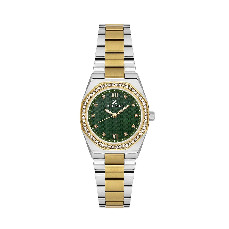 Daniel Klein Premium Silver and Gold Stainless Steel Watch for Women DK.1.14099-5 - Daniel Klein Saudi Arabia